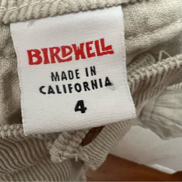 Birdwell Beach Britches Women’s Classic Corduroy Shorts Stone Beige Size 4 - Picture 11 of 12